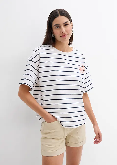 Felpa in misto cotone morbido, bonprix