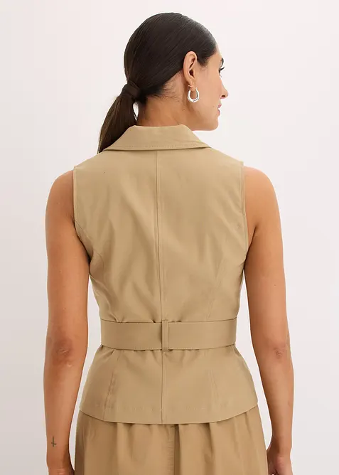 Gilet con cintura, bonprix