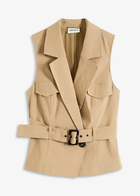 Gilet con cintura, bonprix