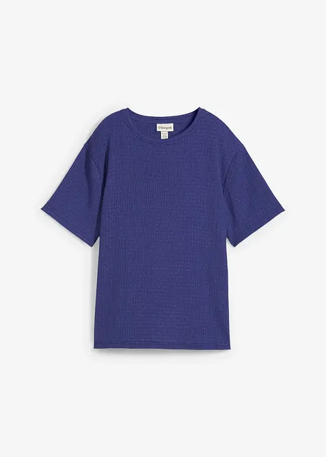 Maglia in crêpe stropicciato, bonprix