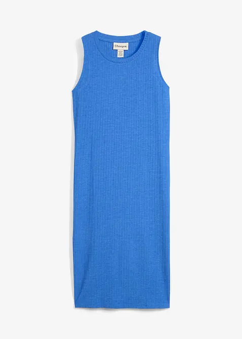 Abito a coste con spacchi ai lati in misto viscosa fluente, bonprix