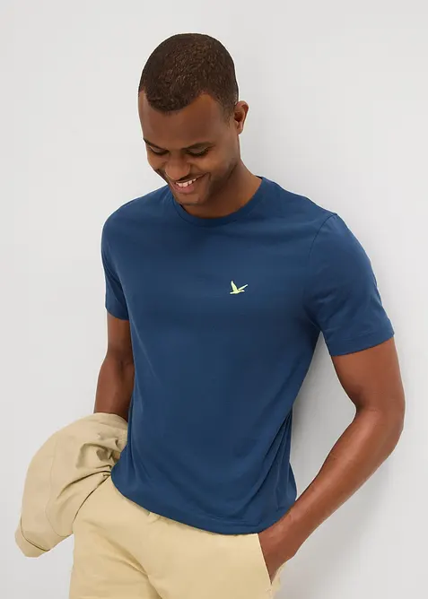 T-shirt in puro cotone biologico (pacco da 2), bonprix