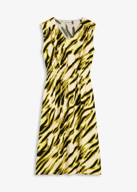 Abito di jersey con lavorazione smock, bonprix