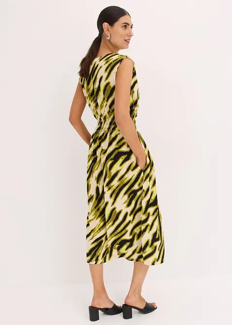 Abito di jersey con lavorazione smock, bonprix