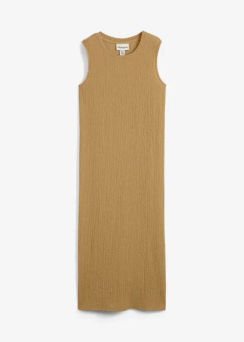 Abito in jersey di crêpe stropicciato, bonprix