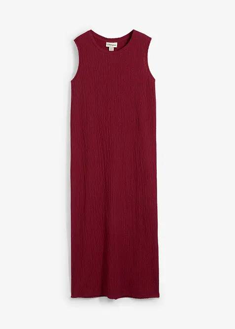 Abito in jersey di cr&ecirc;pe stropicciato, bonprix