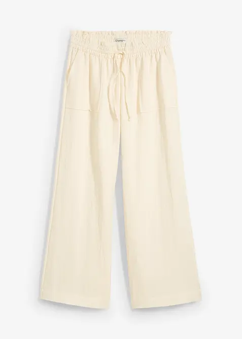 Pantaloni culotte in misto lyocell fluente, bonprix