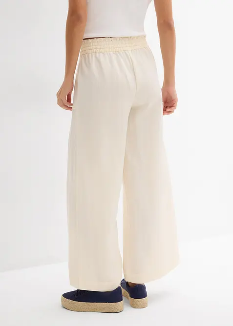 Pantaloni culotte in misto lyocell fluente, bonprix