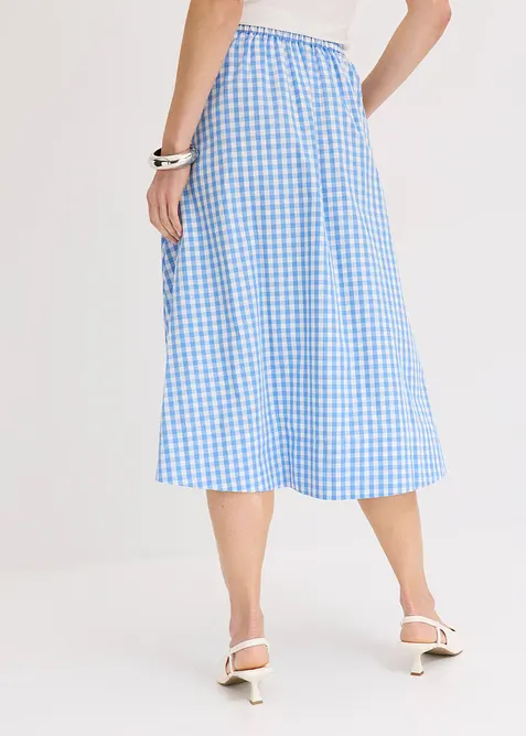 Gonna midi in puro cotone, bonprix