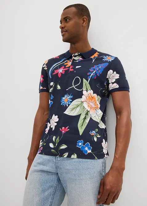 Polo in piquet di puro cotone, bonprix