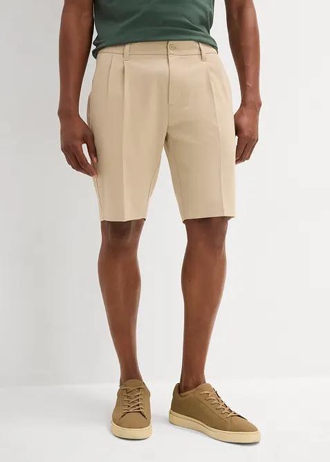 Bermuda chino con pinces, regular fit, bonprix