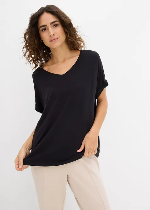 Maglia in misto viscosa fluente, bonprix
