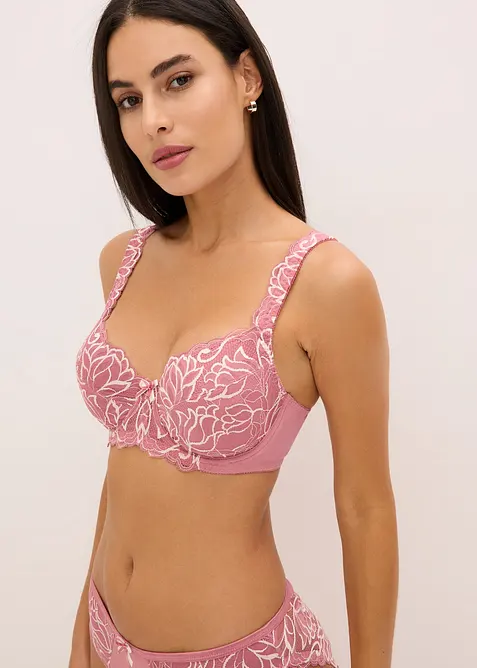Reggiseno con ferretto e spalline imbottite, bonprix