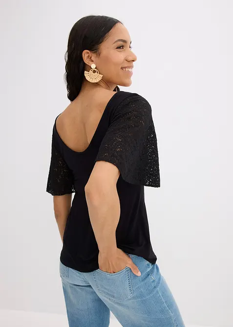 Maglie con maniche in pizzo, bonprix