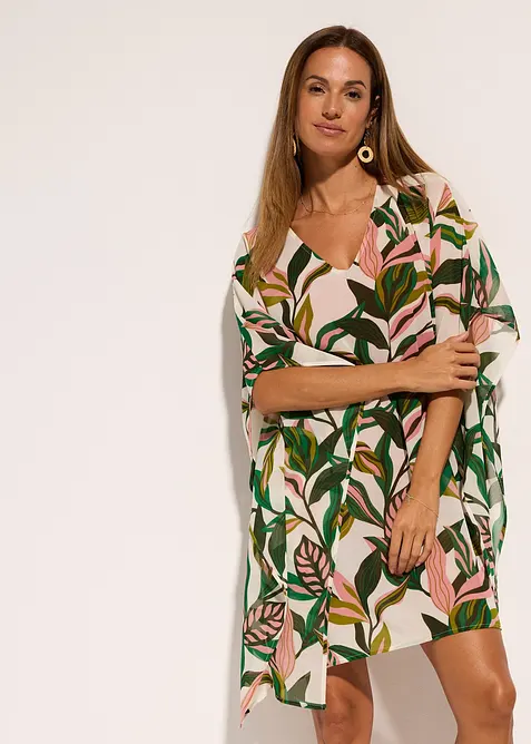 Tunica copricostume in chiffon, bonprix