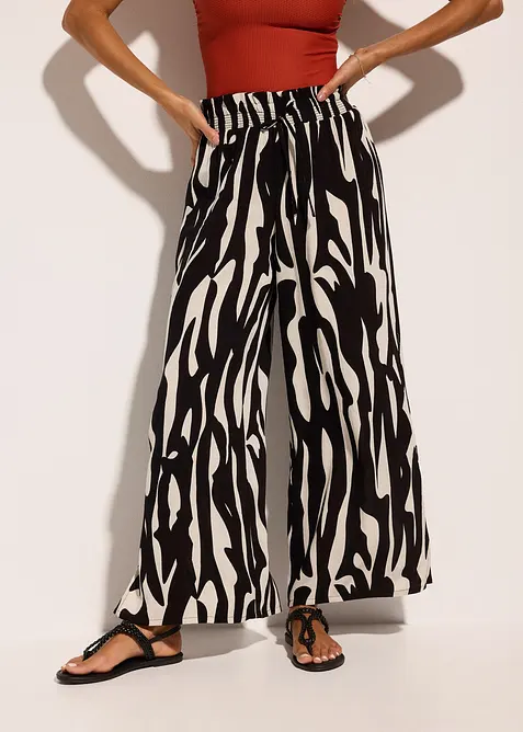 Pantaloni copricostume in viscosa, bonprix