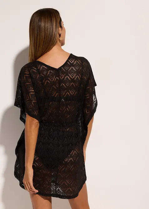 Tunica copricostume trasparente in pizzo, bonprix