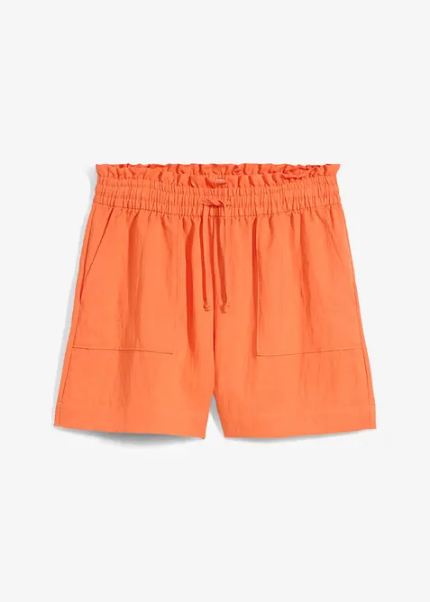 Shorts paper bag in misto lyocell fluente, bonprix
