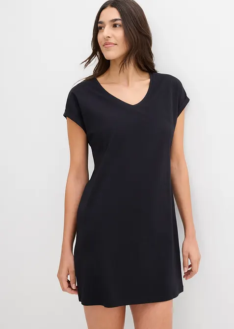 Abito in maglina di puro cotone biologico (pacco da 2), bonprix