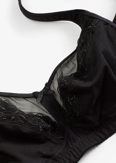 Reggiseno contenitivo senza ferretto con cotone confortevole, bonprix