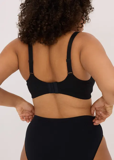 Reggiseno contenitivo senza ferretto con cotone confortevole, bonprix