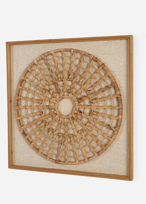 Decorazione da parete con rattan intrecciato, bonprix