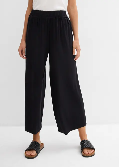 Pantaloni culotte in viscosa fluente, bonprix