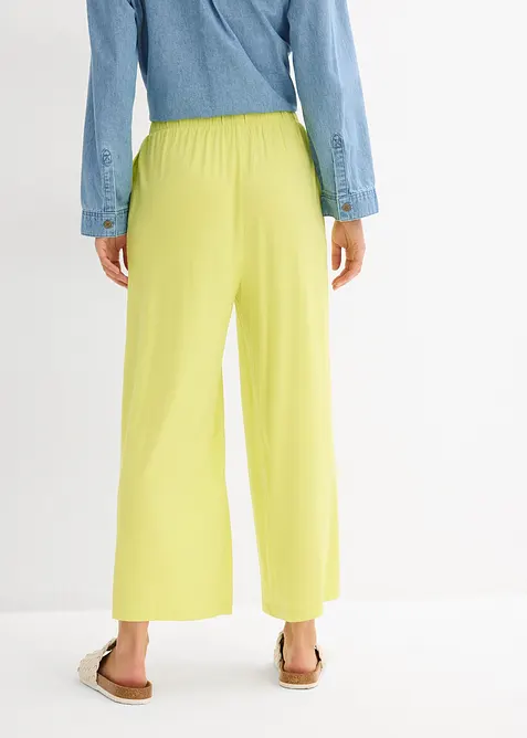 Pantaloni culotte in viscosa fluente, bonprix