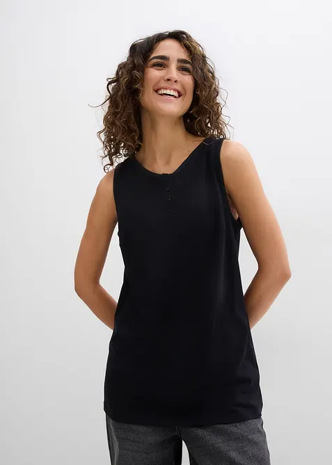 Top in puro cotone biologico (pacco da 2), bonprix