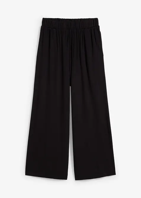 Pantaloni culotte in viscosa fluente, bonprix