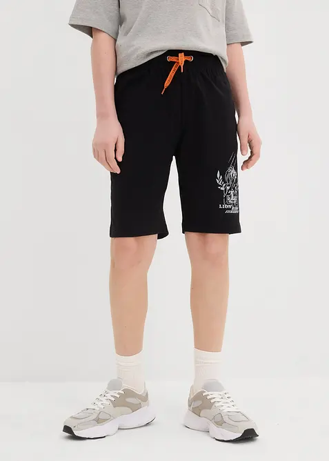 Pantaloni corti di jersey con cotone biologico (pacco da 2), bonprix