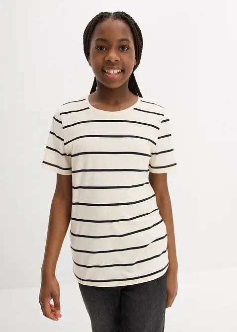 T-shirt in puro cotone biologico (pacco da 2), bonprix