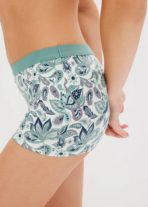 Boxer aderenti con cotone biologico (pacco da 4), bonprix