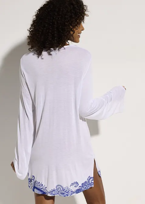 Tunica copricostume in viscosa, bonprix