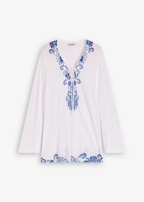 Tunica copricostume in viscosa, bonprix