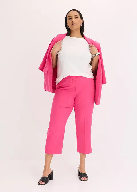 Maglia con dettaglio in satin, bonprix