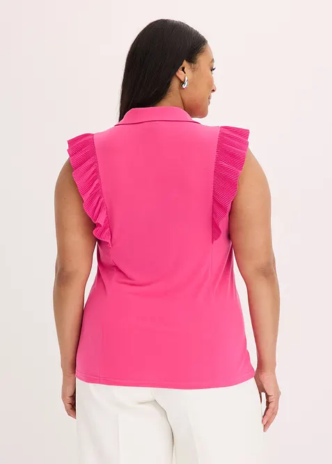 Maglia con volant, bonprix