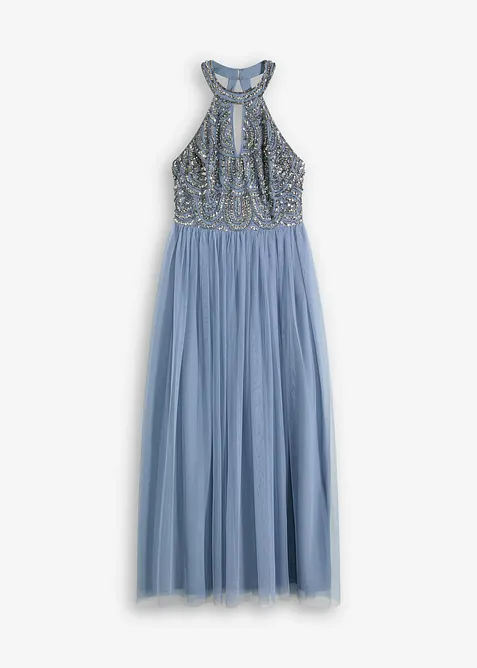 Abito lungo con paillettes, bonprix