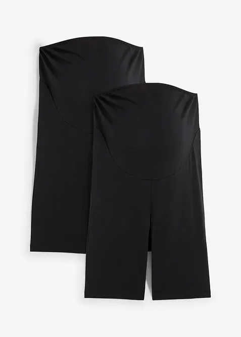 Pantaloncini pr&eacute;maman in cotone biologico (pacco da 2), bonprix
