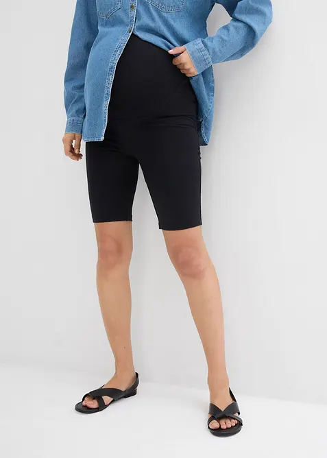 Pantaloncini pr&eacute;maman in cotone biologico (pacco da 2), bonprix