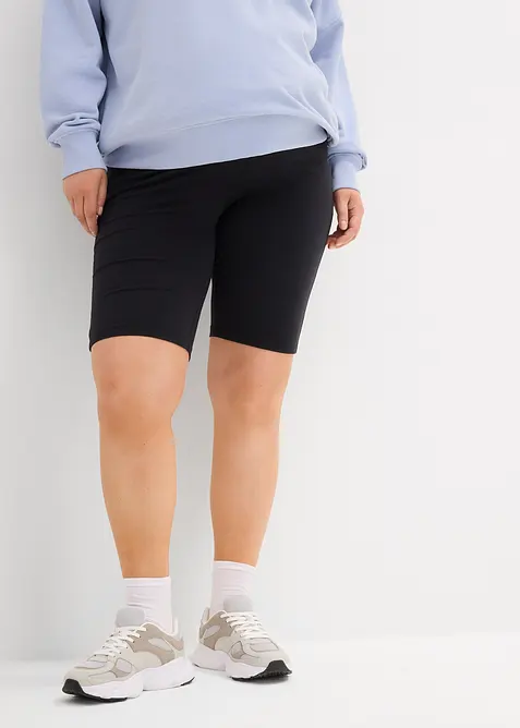 Pantaloncini pr&eacute;maman in cotone biologico (pacco da 2), bonprix