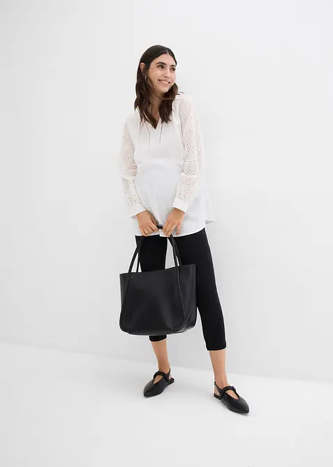 Leggings capri prémaman (pacco da 2), bonprix