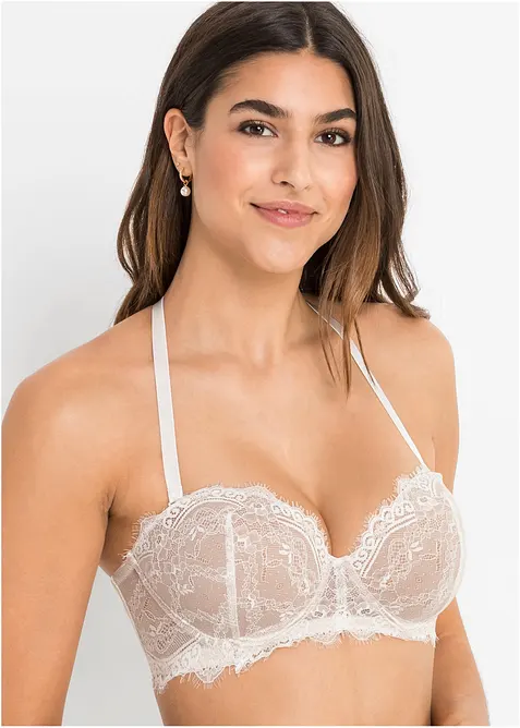 Reggiseno a balconcino in pizzo delicato, bonprix