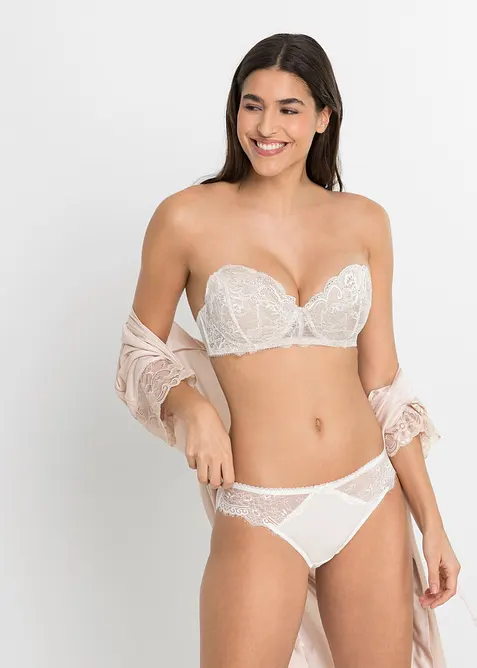 Reggiseno a balconcino in pizzo delicato, bonprix