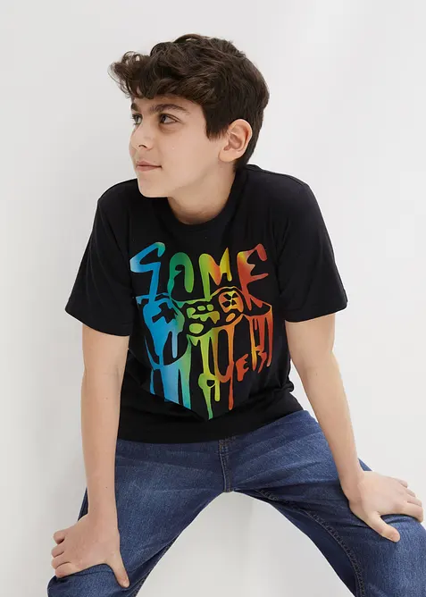 T-shirt con cotone biologico, bonprix