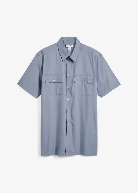 Camicia a maniche corte in puro cotone, bonprix