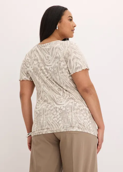 Maglia con fondo elasticizzato, bonprix