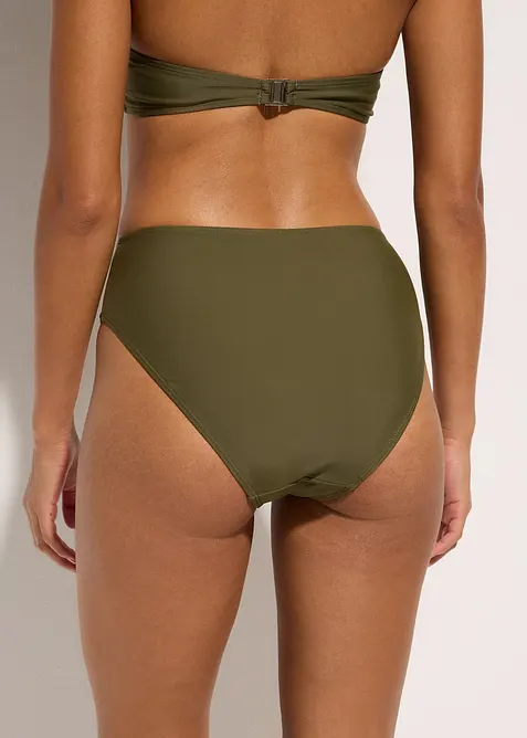 Slip per bikini sgambati a vita alta, bonprix