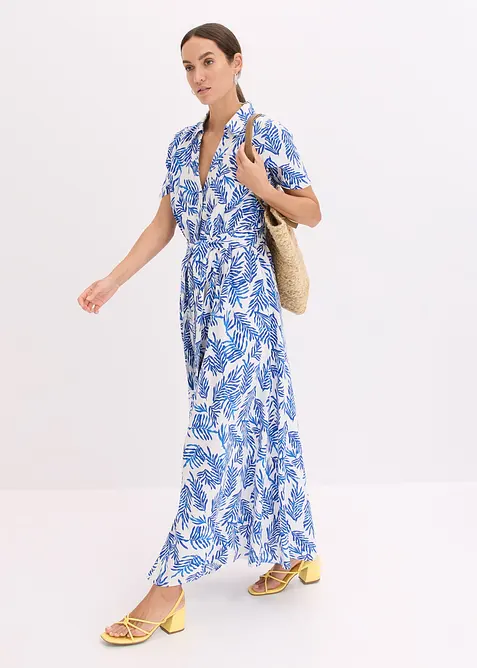 Abito lungo in viscosa fluente fantasia, bonprix