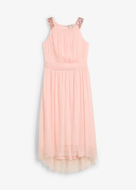 Abito lungo con paillettes decorative, bonprix